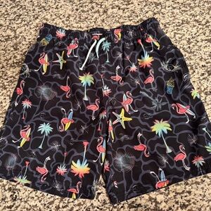 Wonder Nation Tropical Flamingo Swim Shorts